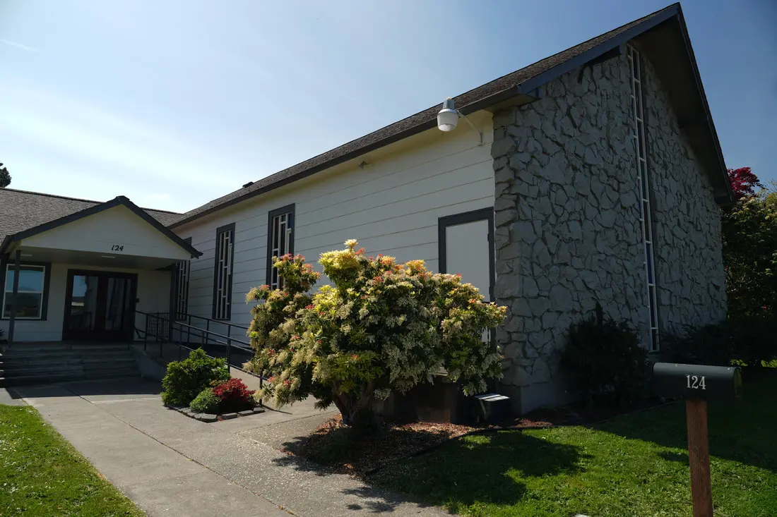 The Redeemer Covenant Church building at 124 W 9th Street, Port Angeles